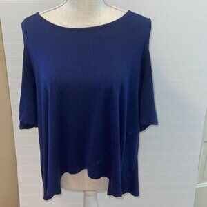 Papermoon Cold Shoulder Hi Low Top Size XL